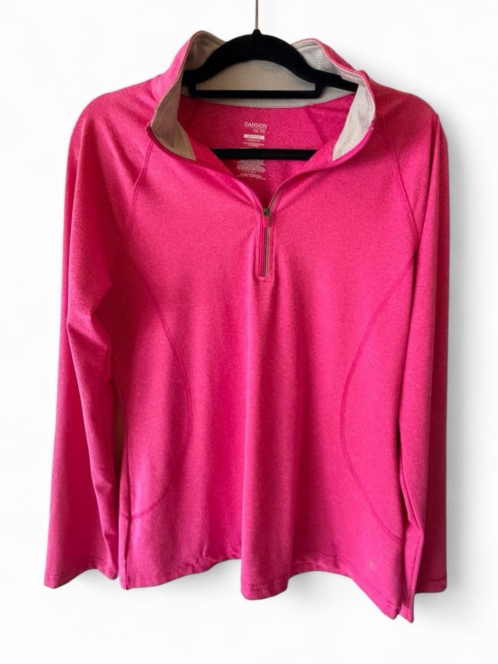 Danskin Now Women's Deep Pink Quarter-Zip